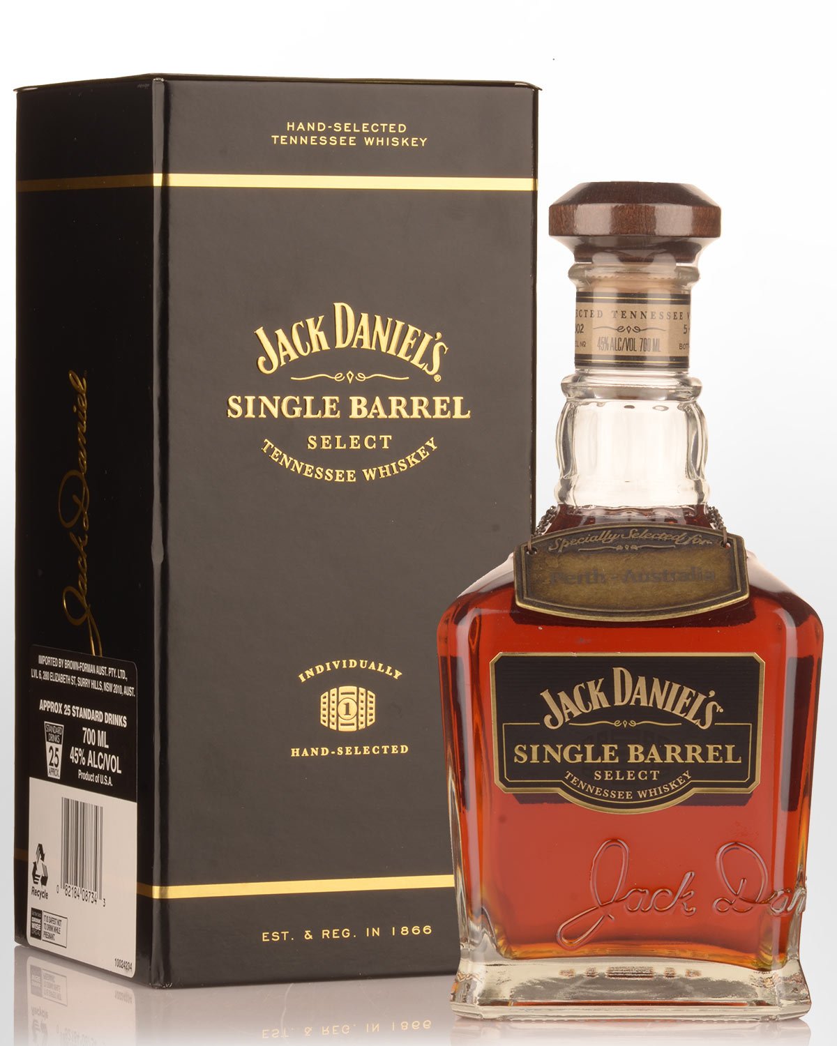 Jack Daniels Single Barrel Select Tennessee Whiskey (700ml) - Perth Duty Free Bottling