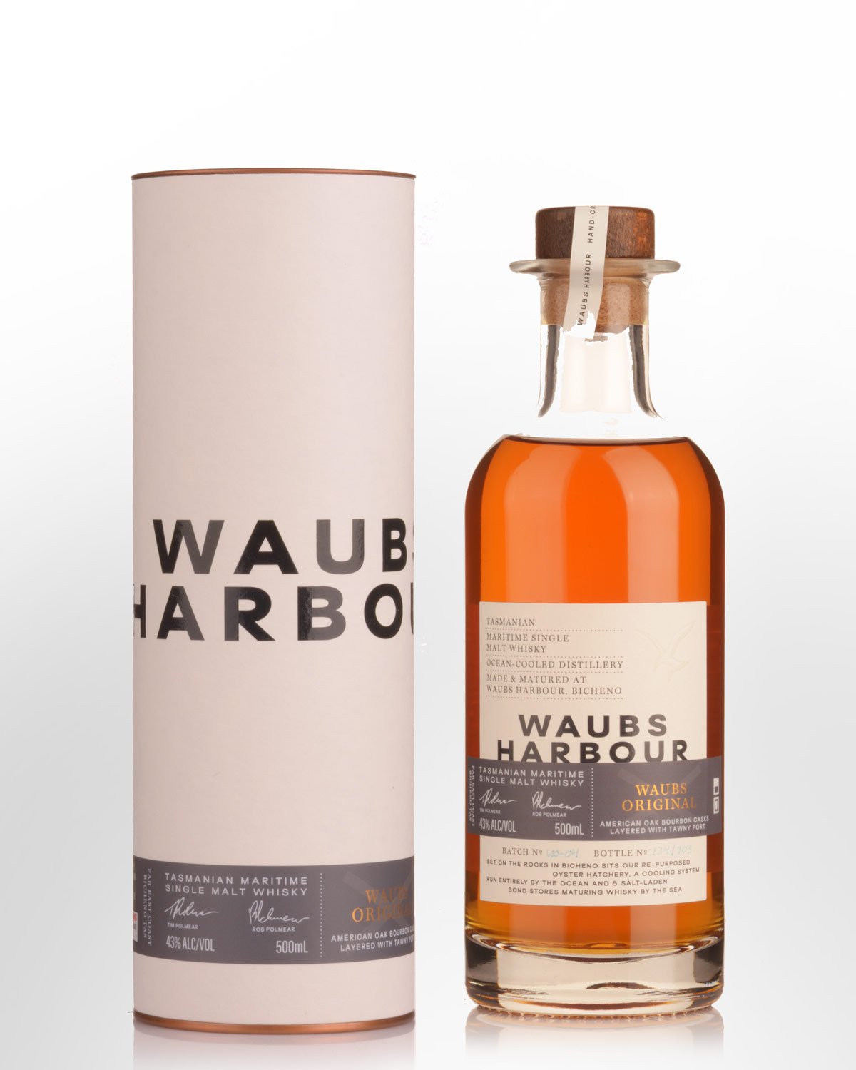 Waubs Harbour Original Single Malt Australian Whisky (500ml)