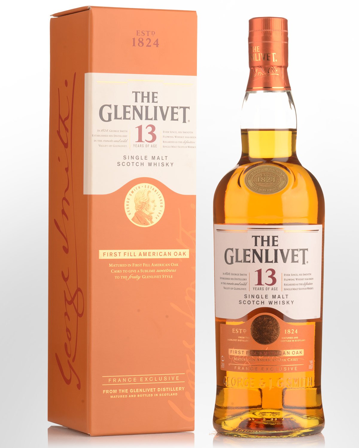 Glenlivet 13 Year Old Single Malt Scotch Whisky (700ml)