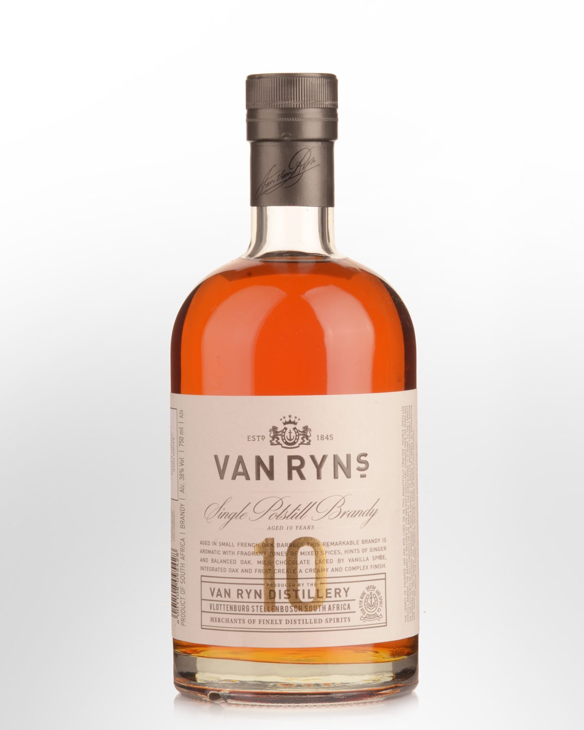 Van Ryn's 10 Year Old Single Pot Still Brandy (750ml)