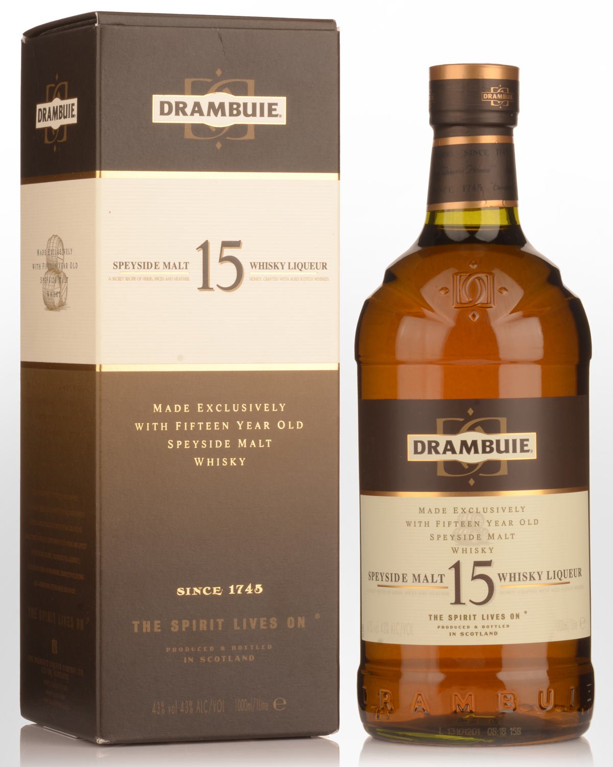 Drambuie 15 Year Old Speyside Malt Whisky Liqueur (1000ml)