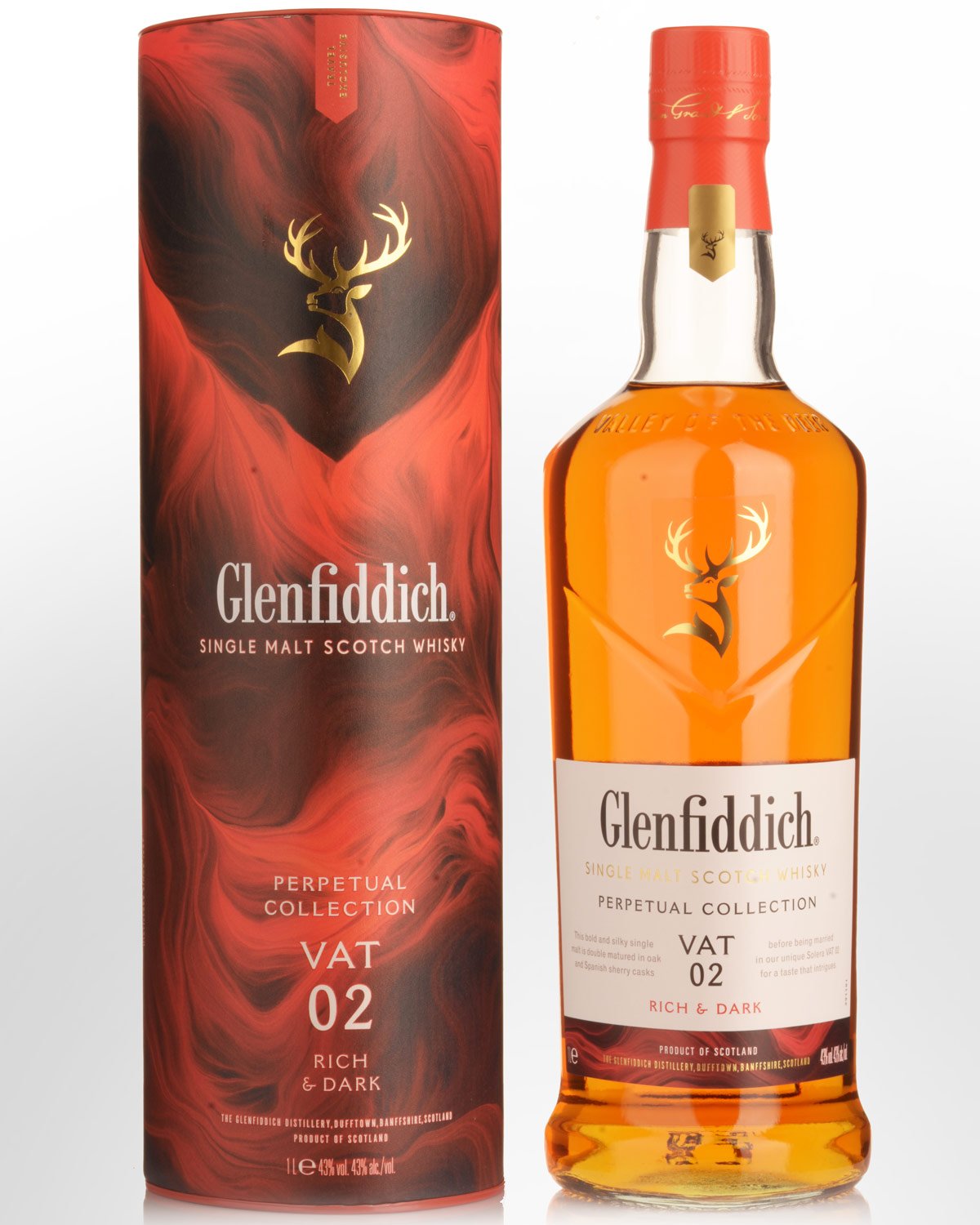 Glenfiddich Perpetual Collection Vat 02 Single Malt Scotch Whisky (1000ml)