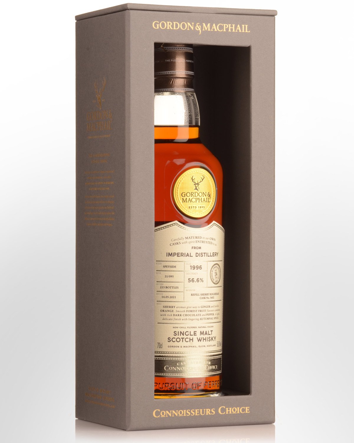 1996 Gordon & Macphail Connoisseurs Choice Imperial 24 Year Old Cask Strength Single Malt Scotch Whisky (700ml)