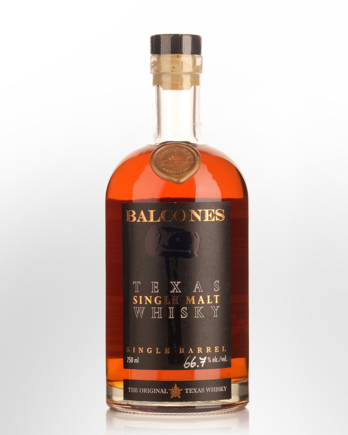 Balcones Single Barrel Cask Strength Texas Single Malt American Whisky (700ml) - 66.7%
