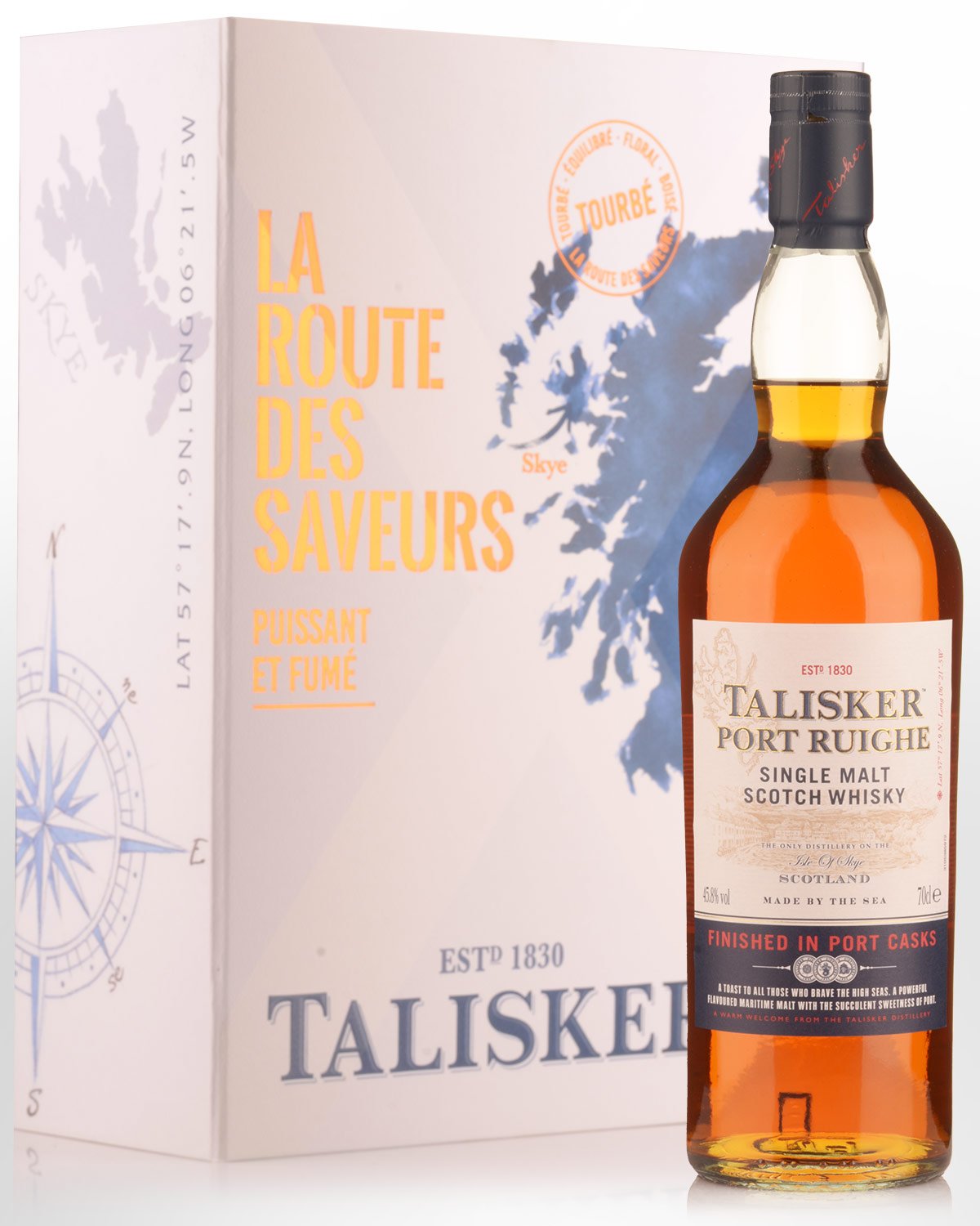 Talisker Port Ruighe (Port Finished) Gift Pack Single Malt Scotch Whisky (700ml)