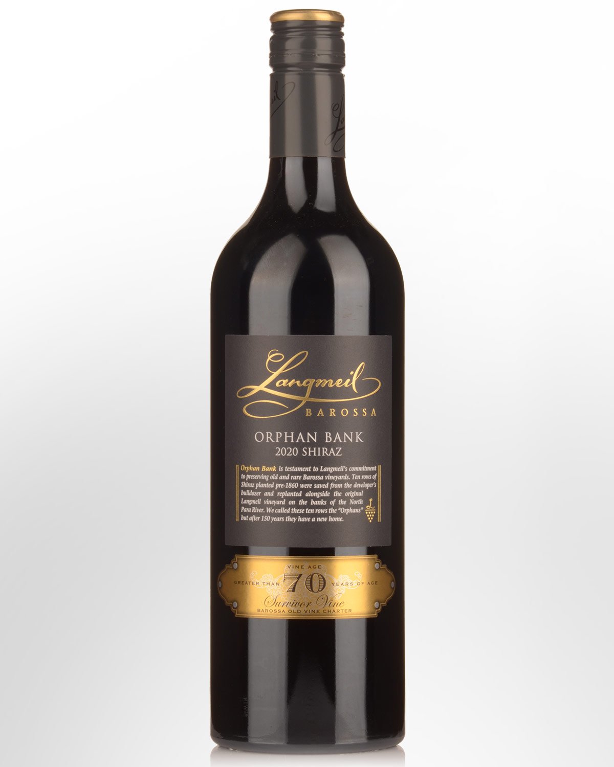 2020 Langmeil Orphan Bank Shiraz