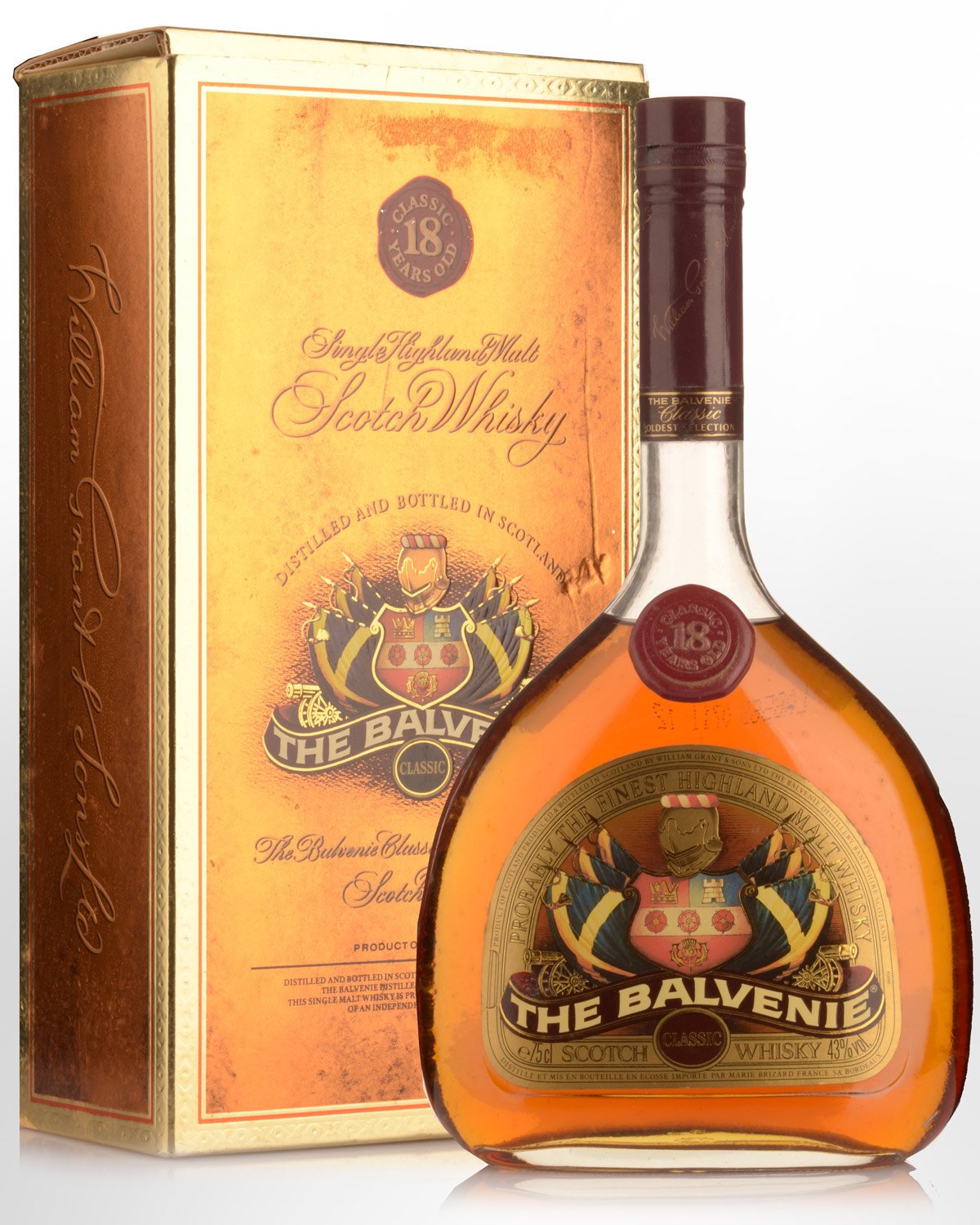Balvenie Classic 18 Year Old Single Malt Scotch Whisky (750ml)