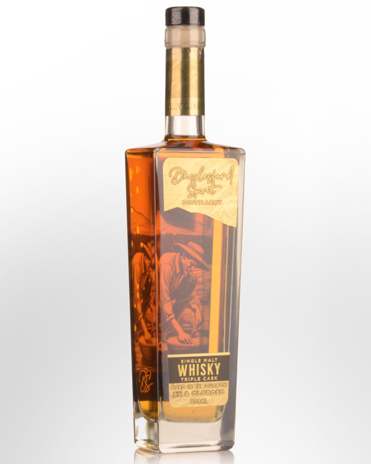 Daylesford Spirit Triple Cask Single Malt Australian Whisky (500ml)
