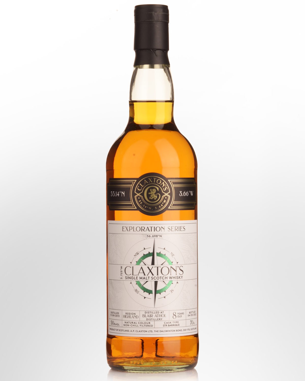 2013 Claxton's Exploration Series Blair Athol 8 Year Old Single Cask Single Malt Scotch Whisky (700ml)