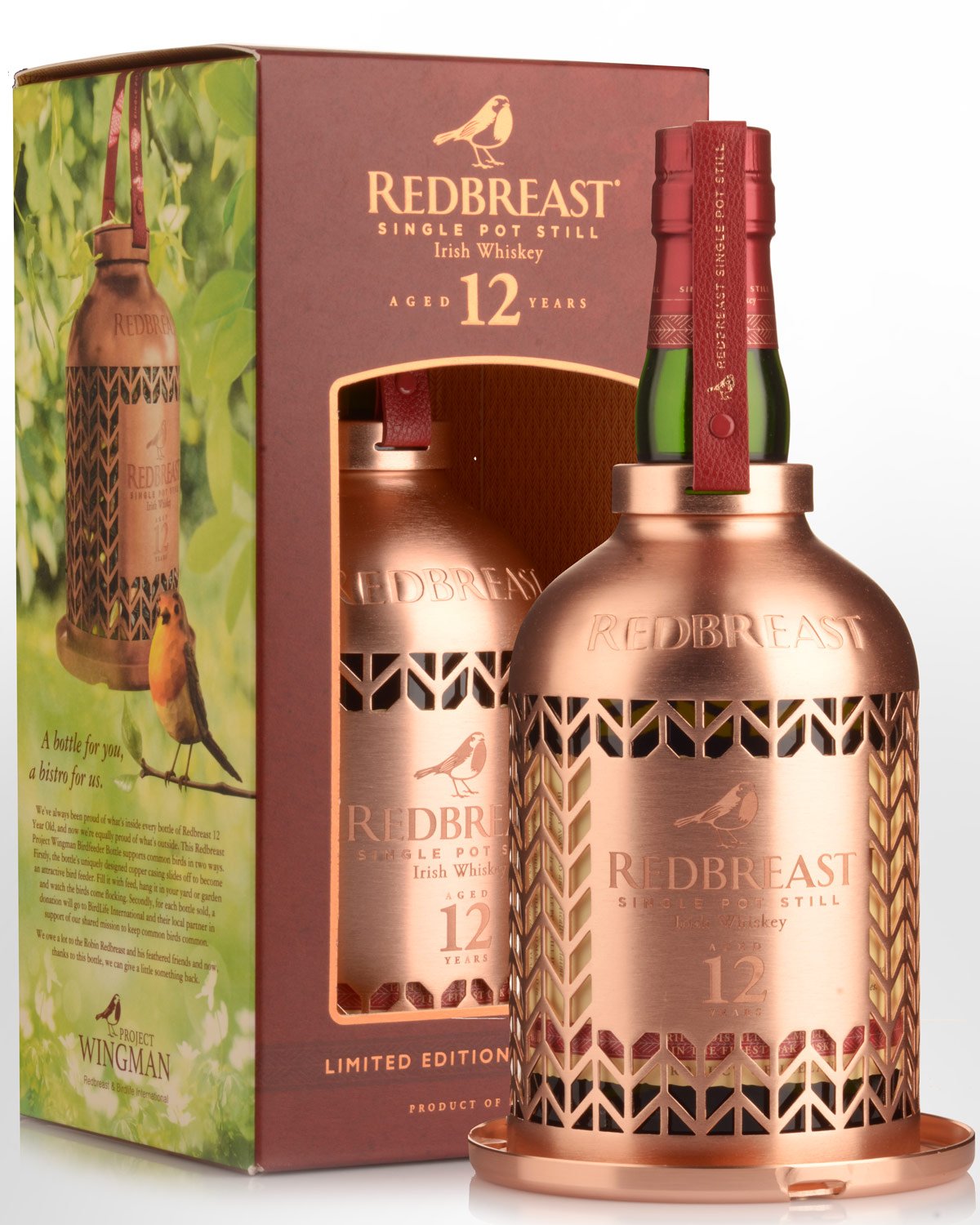 Redbreast 12 Year Old Limited Edition Bird Feeder Single Pot Still Irish Whiskey (700ml)