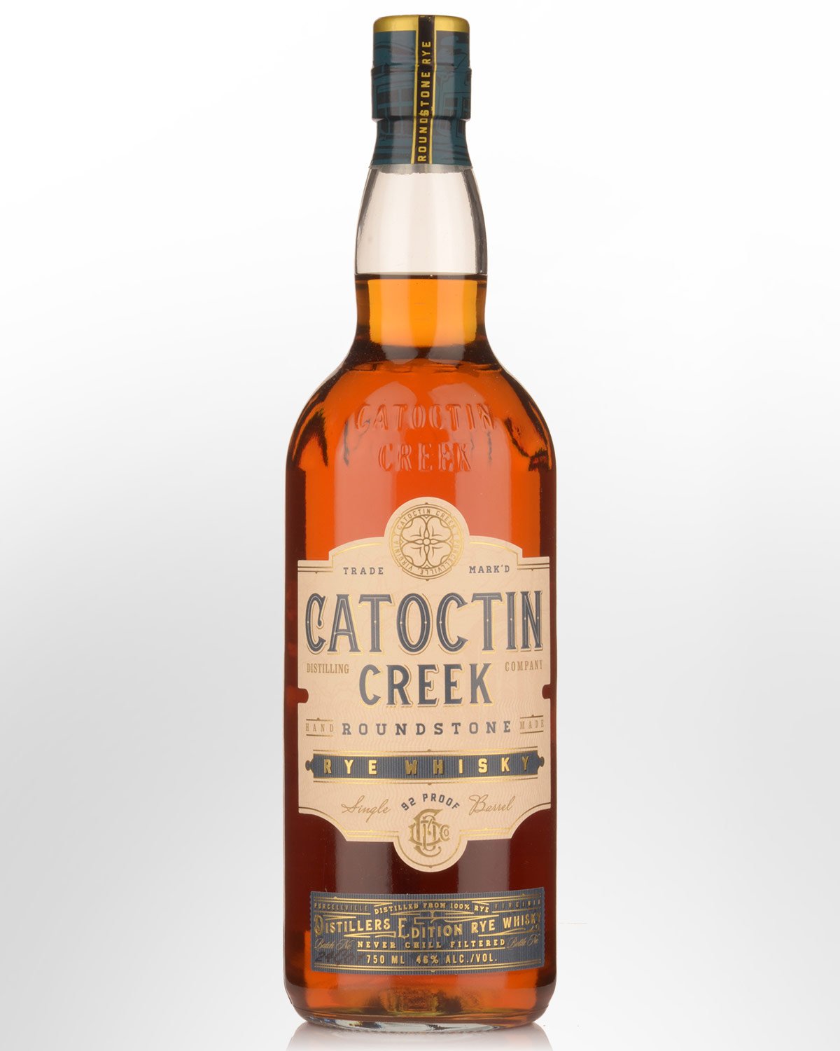 Catoctin Creek Distillers Edition Single Barrel 92 Proof Roundstone Rye Whiskey (750ml)