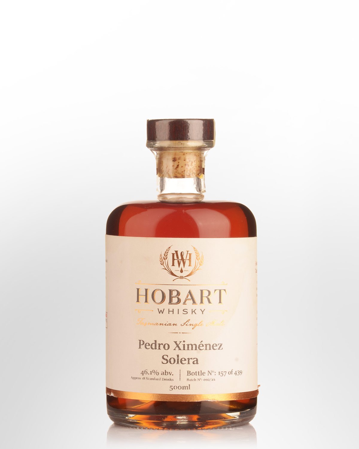 Hobart Whisky Pedro Ximénez Solera Single Malt Australian Whisky (500ml)