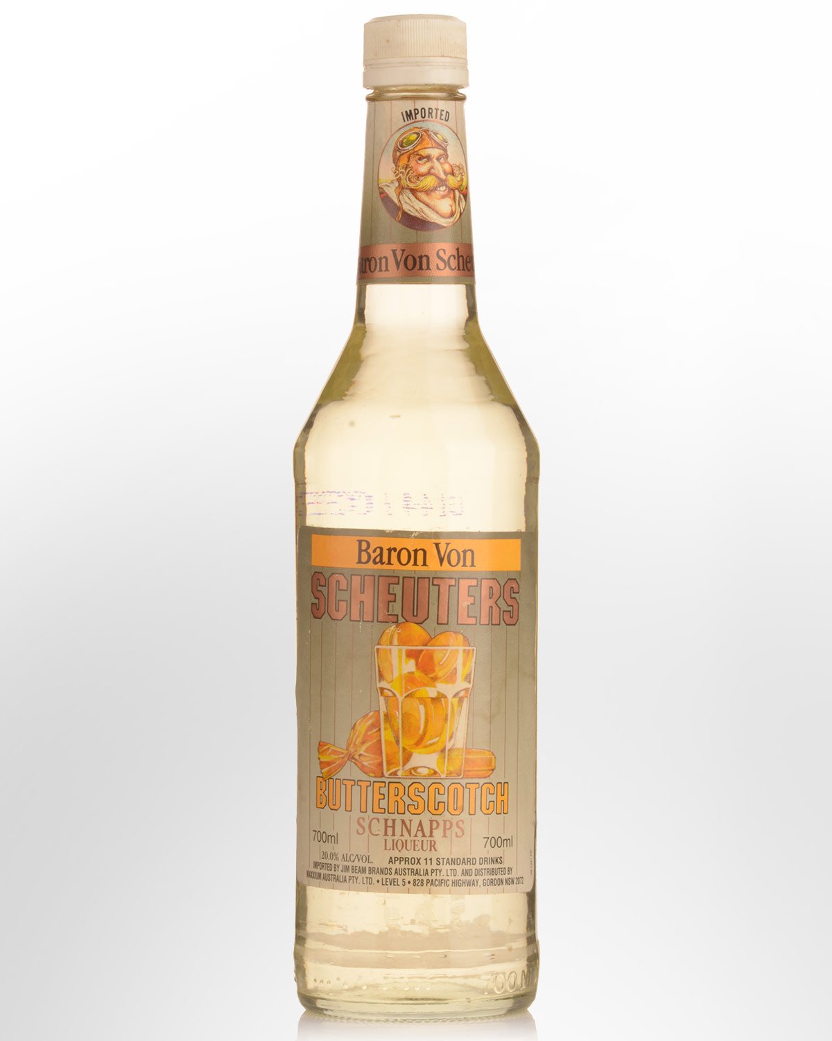 Baron Von Scheuters Butterscotch Schnapps Liqueur (700ml)