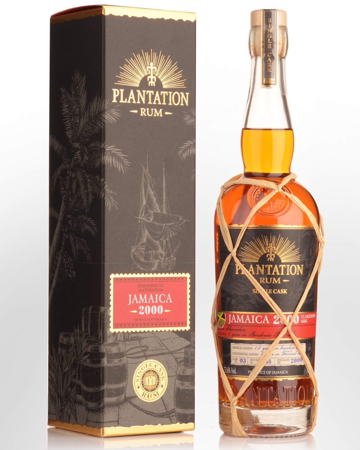 2000 Plantation Single Cask Jamaica 19 Year Old Rum (700ml)