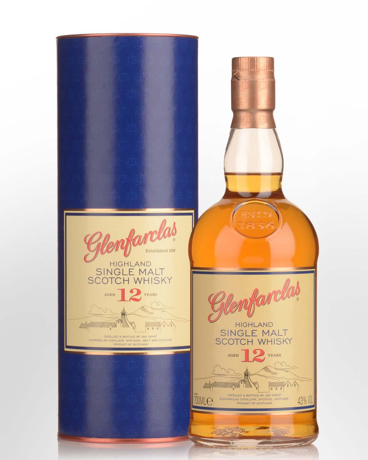 Glenfarclas 12 Year Old Single Malt Scotch Whisky (700ml)