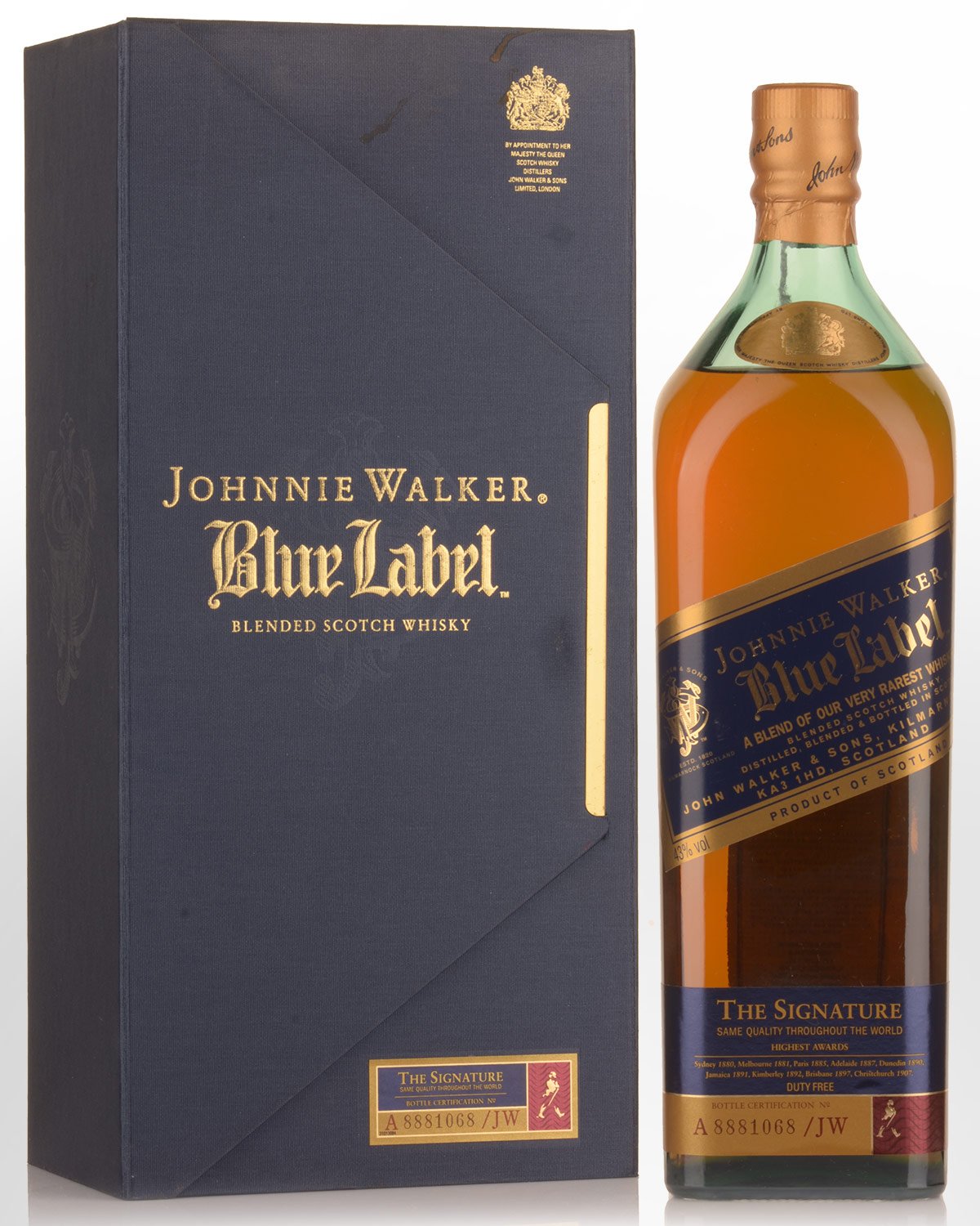 Johnnie Walker Blue Label The Signature Blended Scotch Whisky (1000ml)