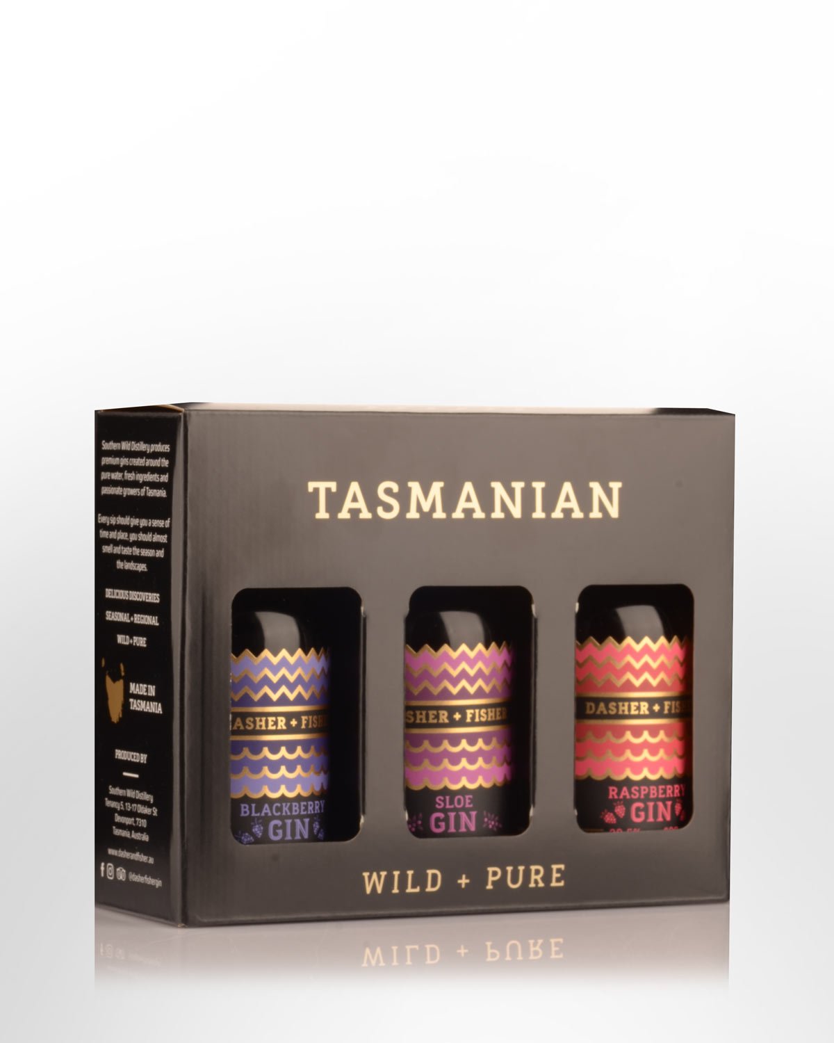 Dasher + Fisher Seasonal Gin Gift Pack (3x200ml)