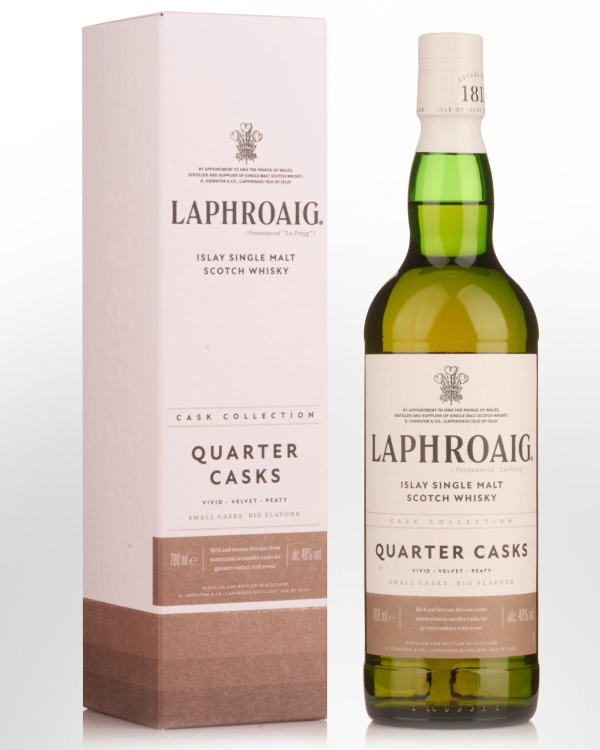Laphroaig Quarter Casks Single Malt Scotch Whisky (700ml)