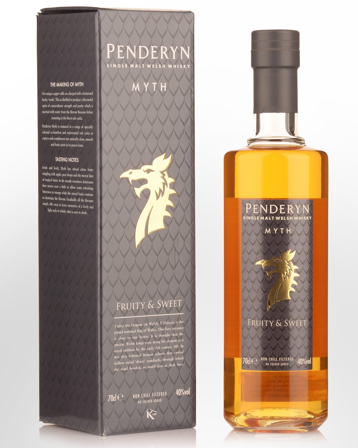 Penderyn Myth Single Malt Welsh Whisky (700ml)