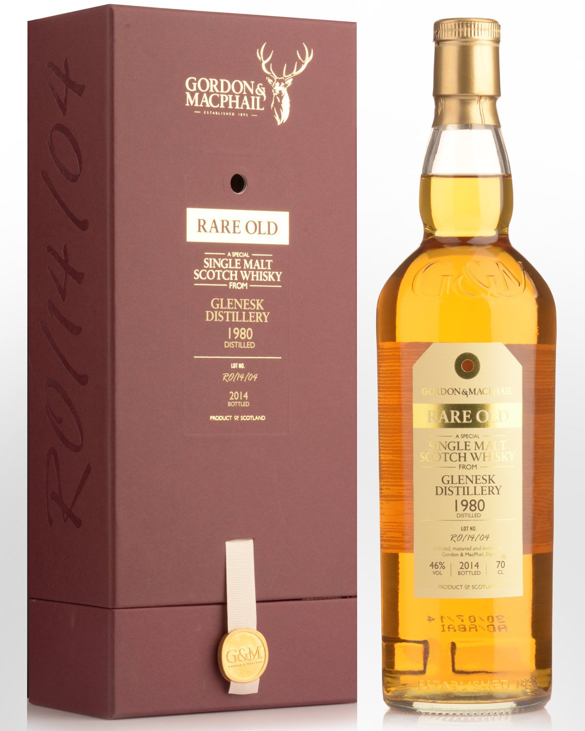 1980 Gordon & Macphail Rare Old Glenesk 33 Year Old Single Malt Scotch Whisky (700ml)