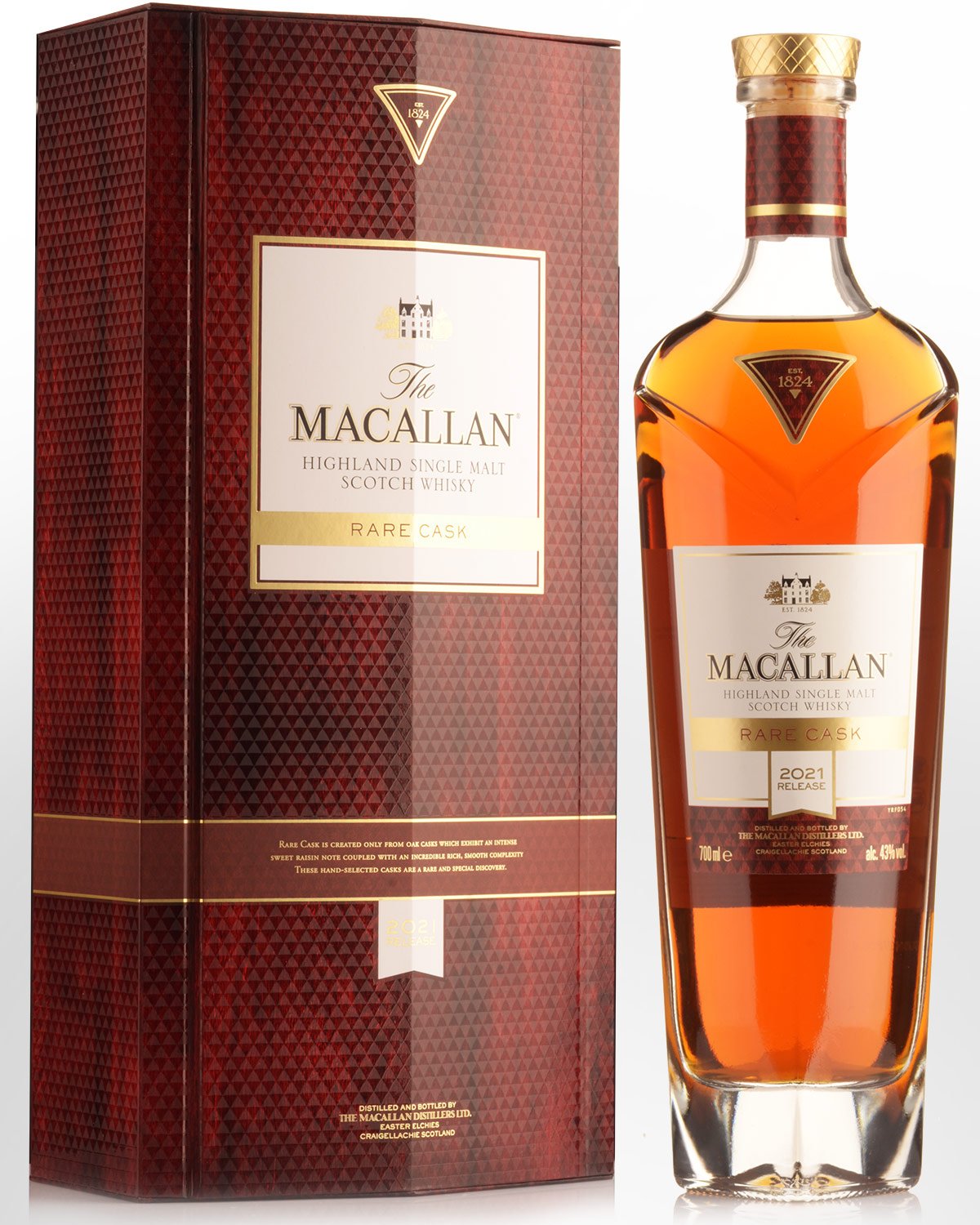 The Macallan Rare Cask Red Single Malt Scotch Whisky (700ml) - 2021 release