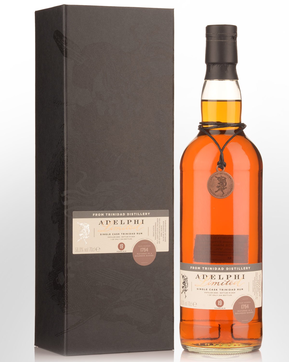 2005 Adelphi Trinidad Distillery Single Cask 19 Year Old Cask Strength Trinidad Rum (700ml)
