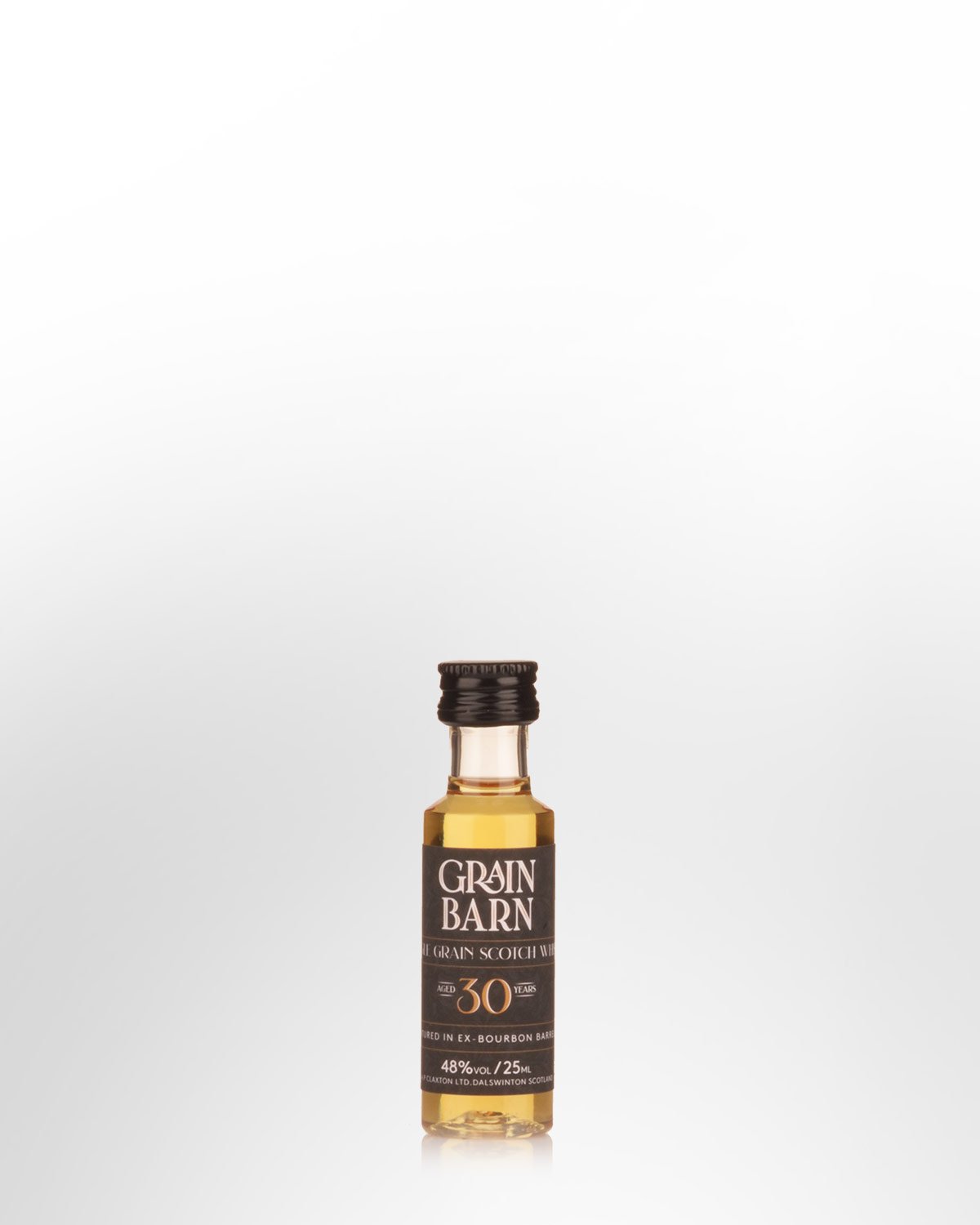 Claxton's Grain Barn 30 Year Old Single Grain Scotch Whisky Mini (25ml)