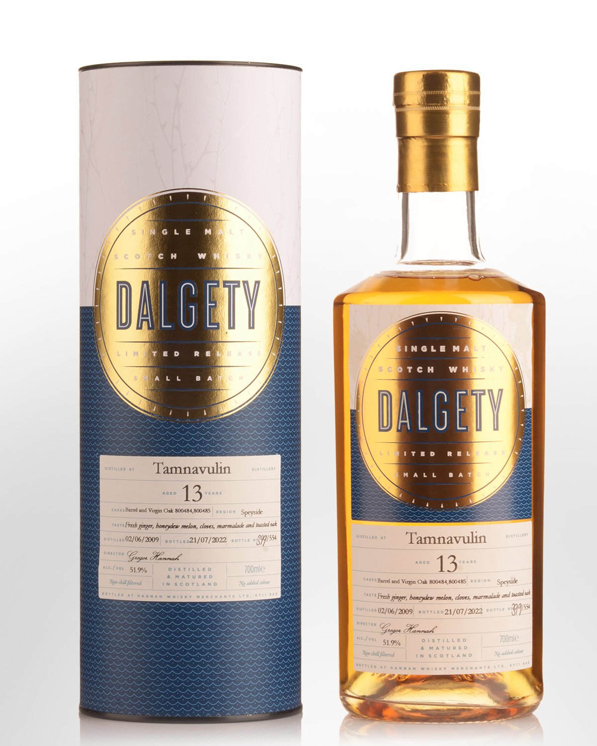 2009 Dalgety Tamnavulin Small Batch 13 Year Old Single Malt Scotch Whisky (700ml)