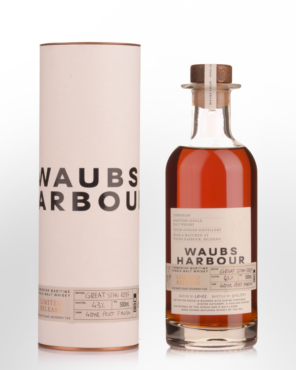 Waubs Harbour Great Southern Reef Single Malt Australian Whisky (500ml)