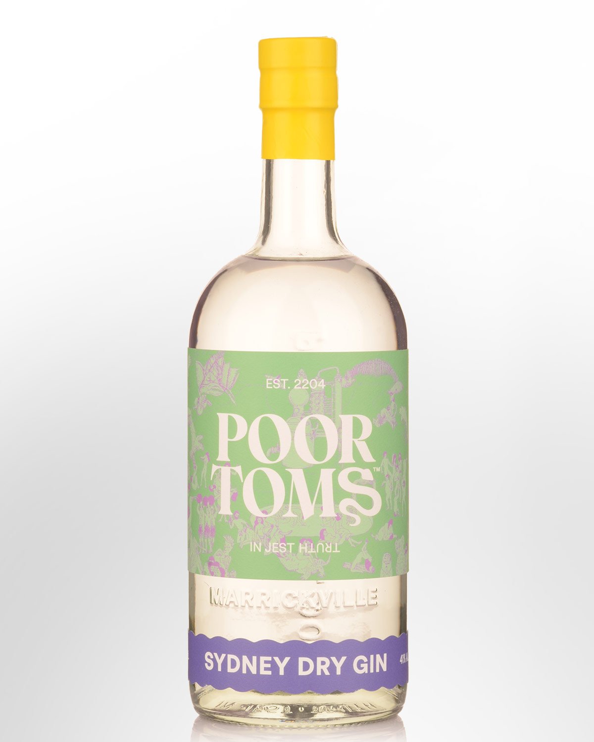 Poor Toms Sydney Dry Gin (700ml)