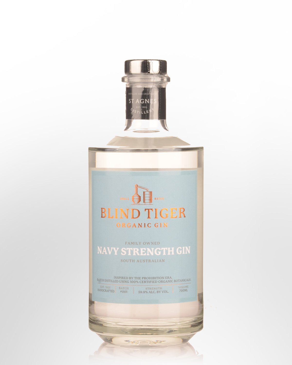 Blind Tiger Navy Strength Organic Gin (700ml)