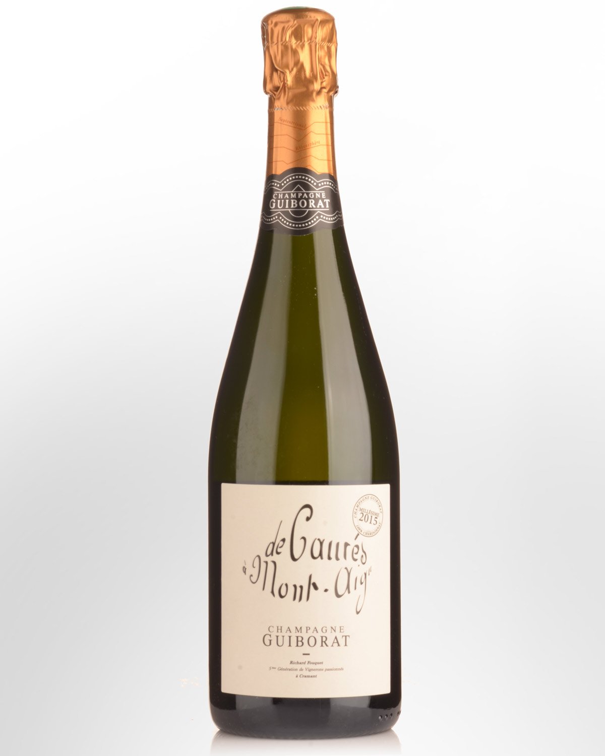2015 Guiborat de Caures a Mont-Aigu Grand Cru Blanc de Blancs Champagne