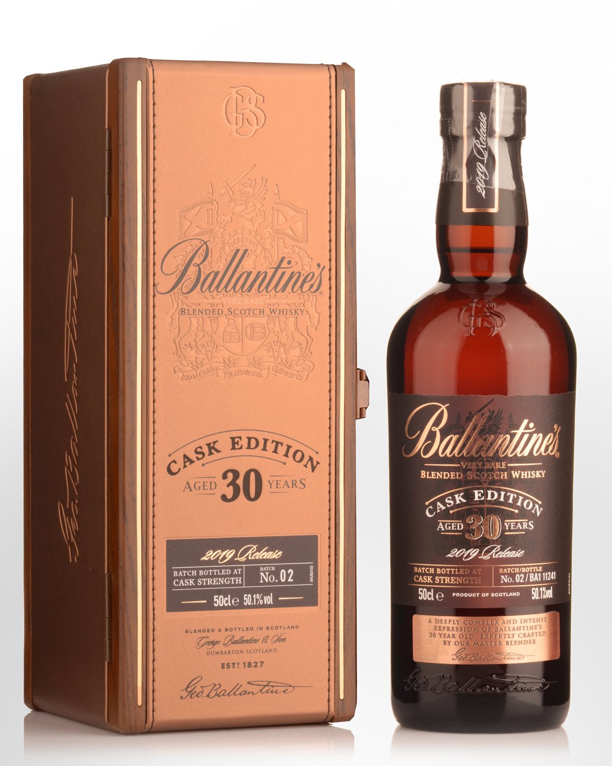Ballantines 30 Year Old Cask Edition Blended Scotch Whisky (500ml) - Batch 2