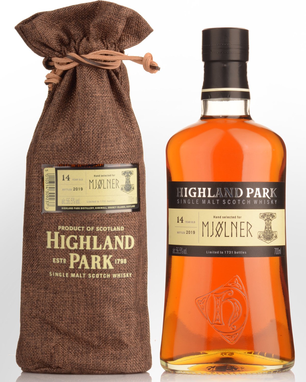 Highland Park Mjolner 14 Year Old Australian Exclusive Cask Strength Single Malt Scotch Whisky (700ml)