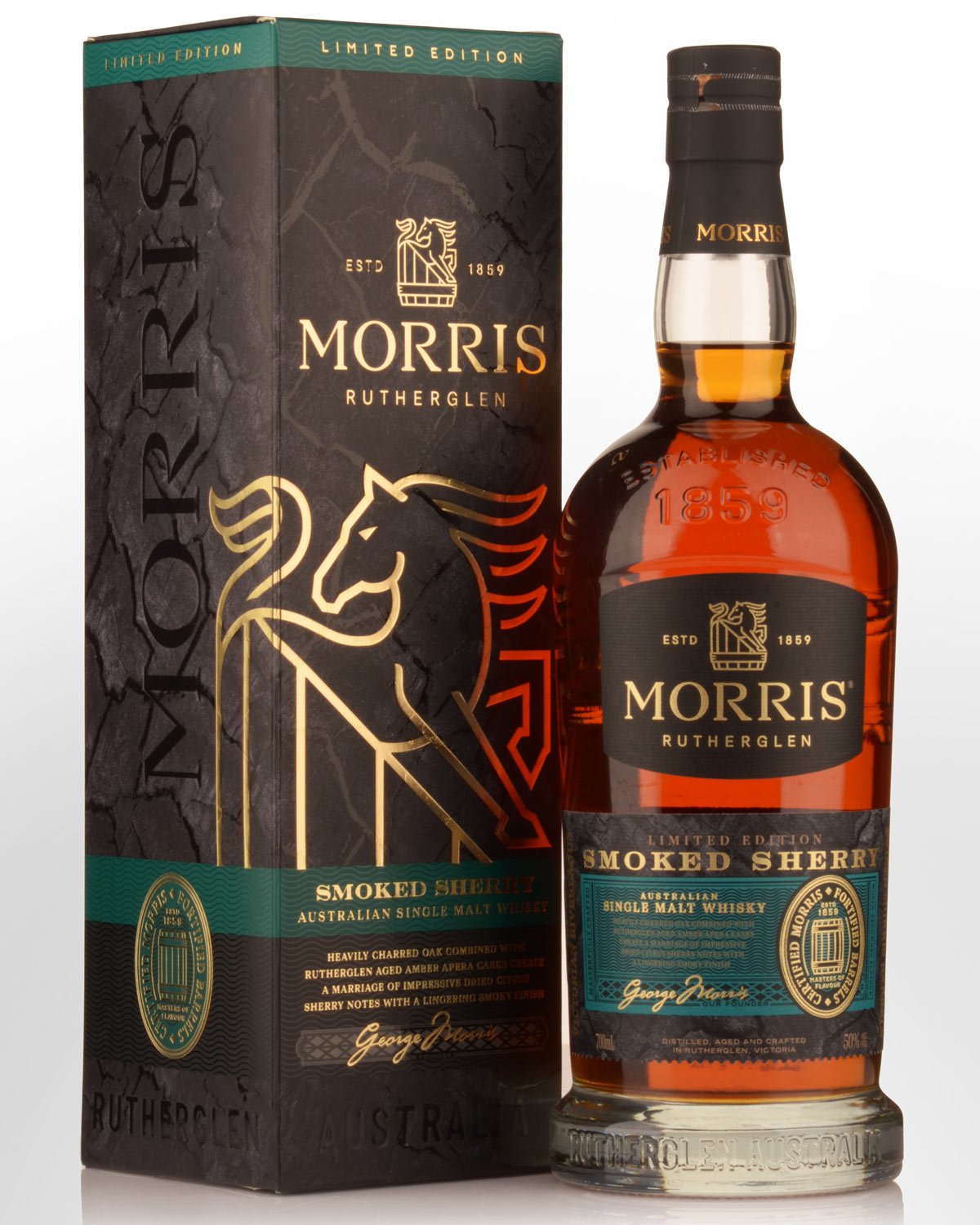 Morris Rutherglen Smoked Sherry Single Malt Australian Whisky (700ml)
