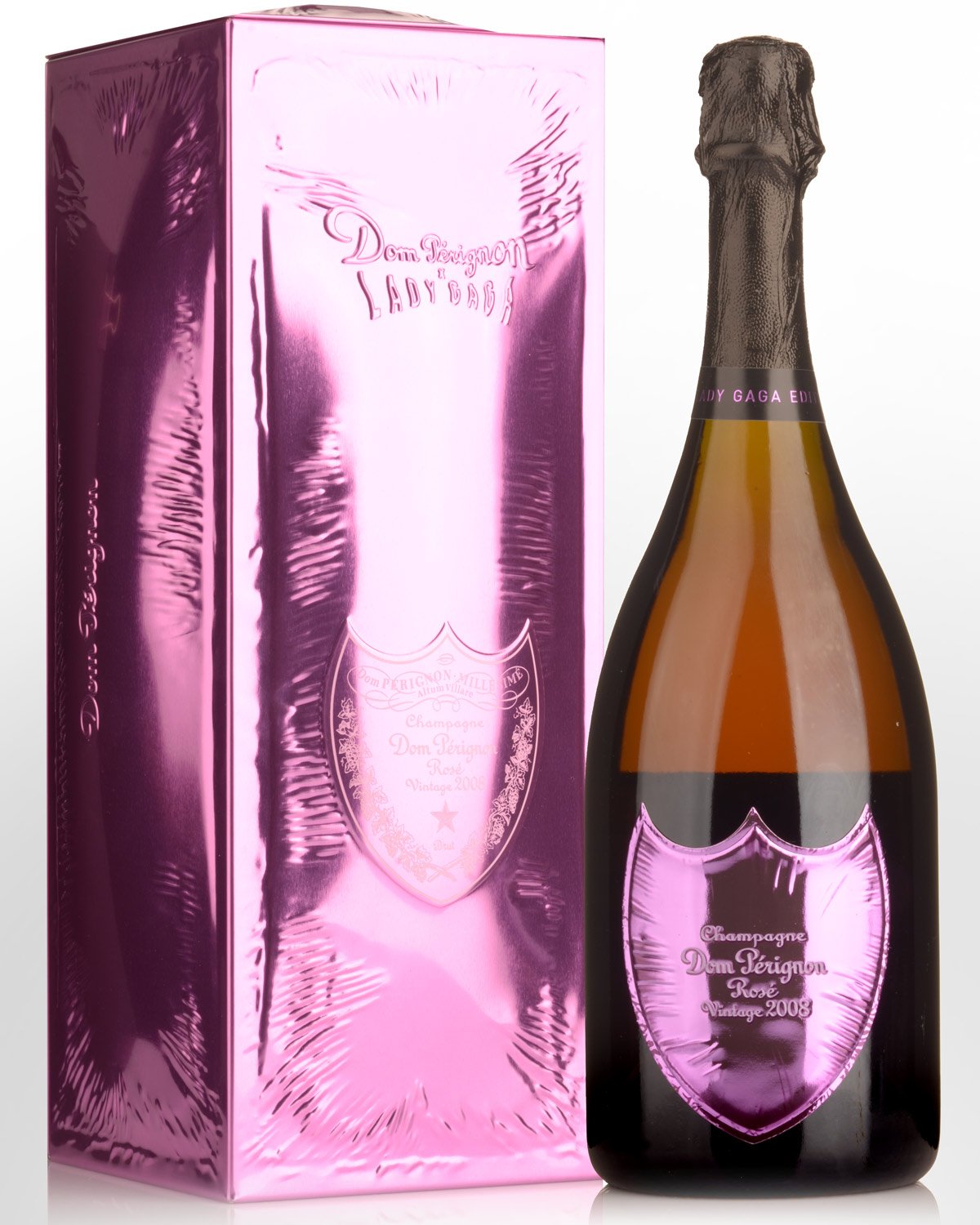 2008 Dom Perignon Lady Gaga Limited Edition Rose Champagne
