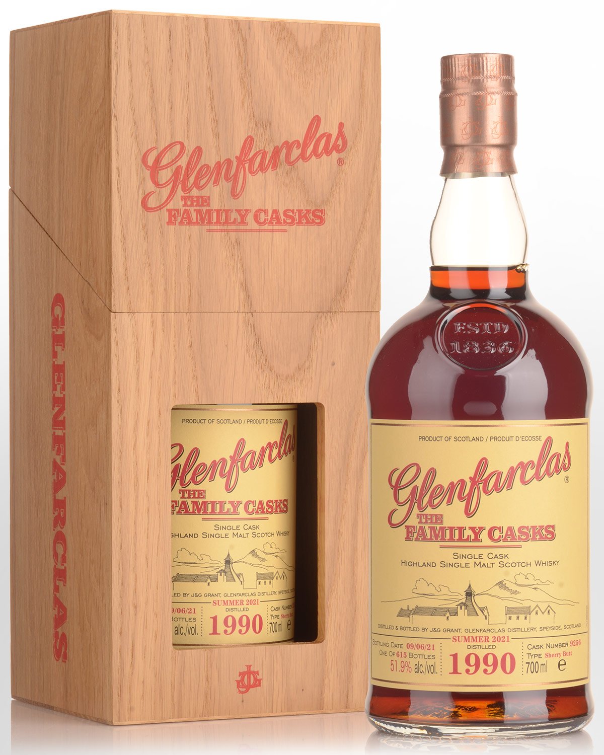 1990 Glenfarclas The Family Casks Cask Strength Single Malt Scotch Whisky (700ml) - Summer 2021 Release