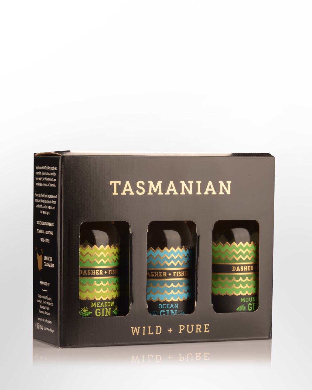 Dasher + Fisher Core Gin Gift Pack (3x200ml)