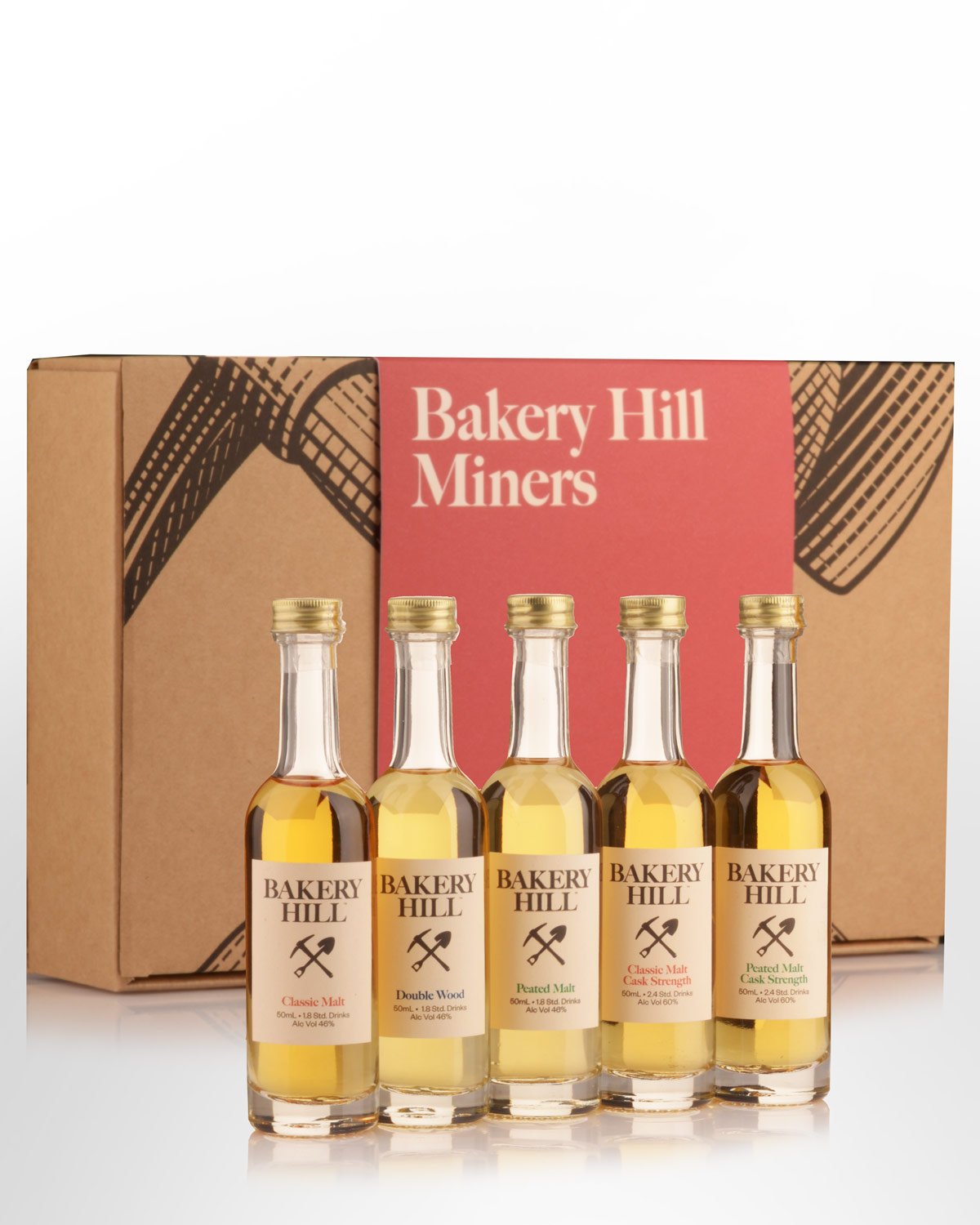 Bakery Hill Single Malt Australian Whisky Gift Pack (5 x 50ml)