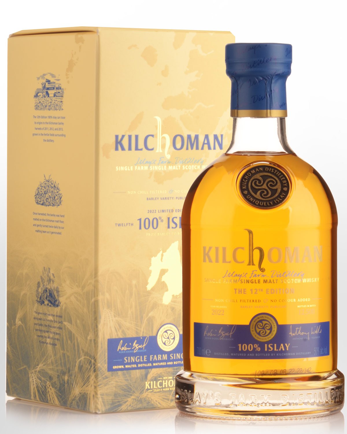 Kilchoman 100% Islay 12th Edition Single Malt Scotch Whisky (700ml)