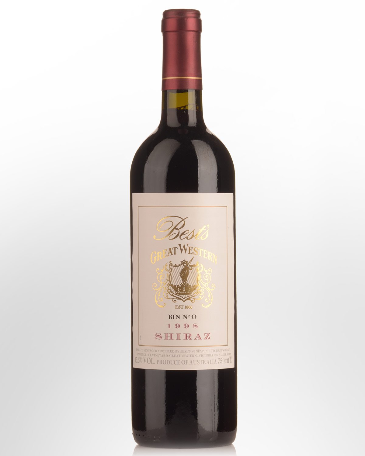 1998 Best's Great Western Bin 0 Shiraz