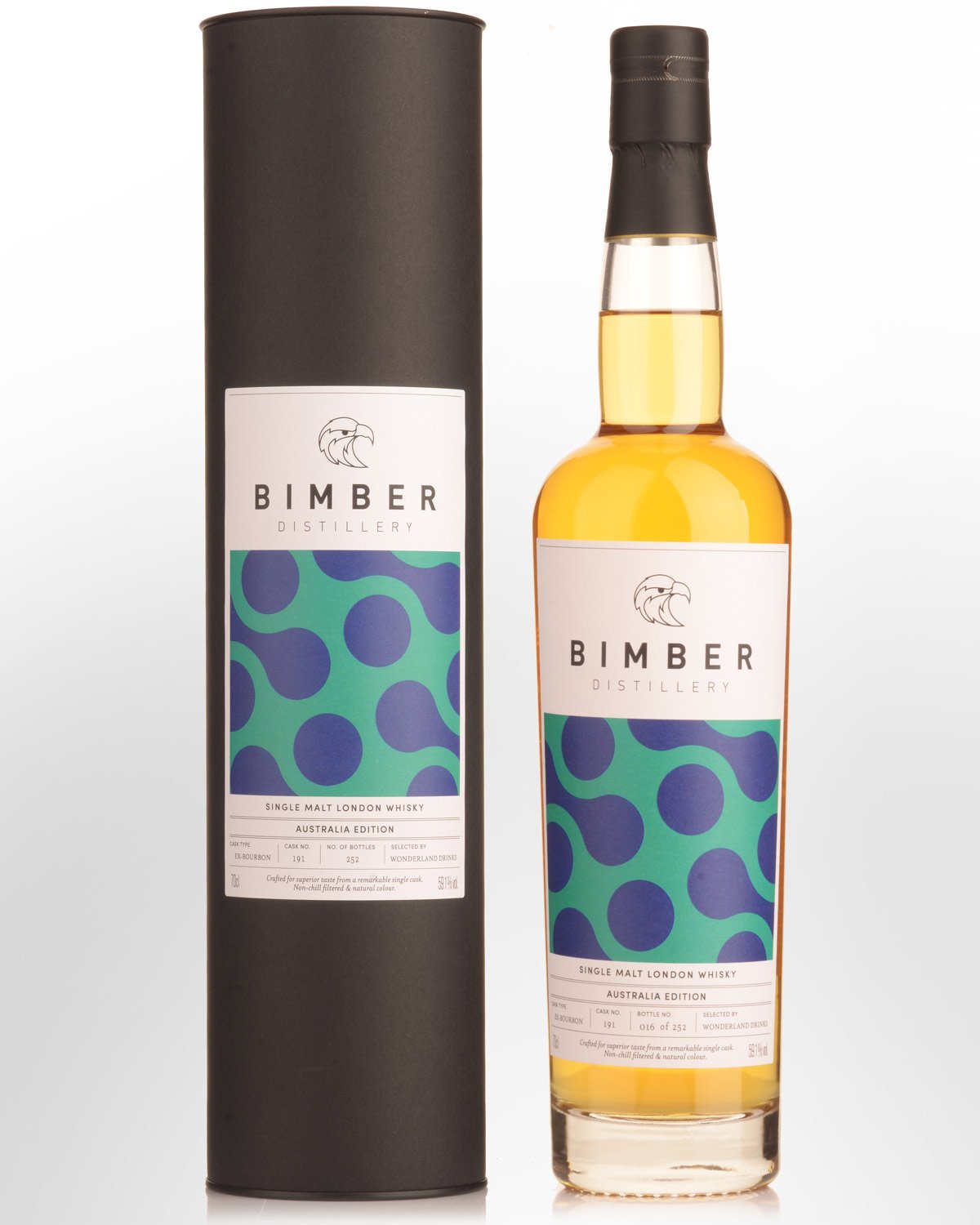 Bimber Single Cask #191 Cask Strength Single Malt English Whisky (700ml) - Australia Edition
