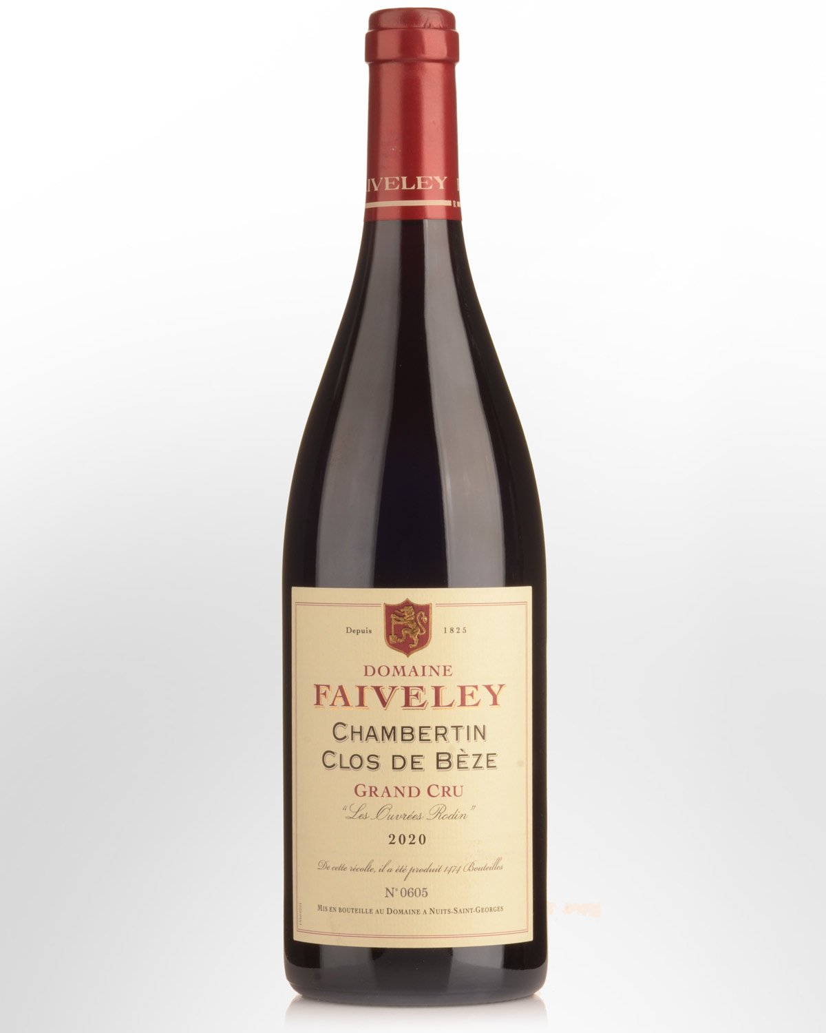 2020 Domaine Faiveley Chambertin Clos De Beze Les Ouvrees Rodin Grand Cru