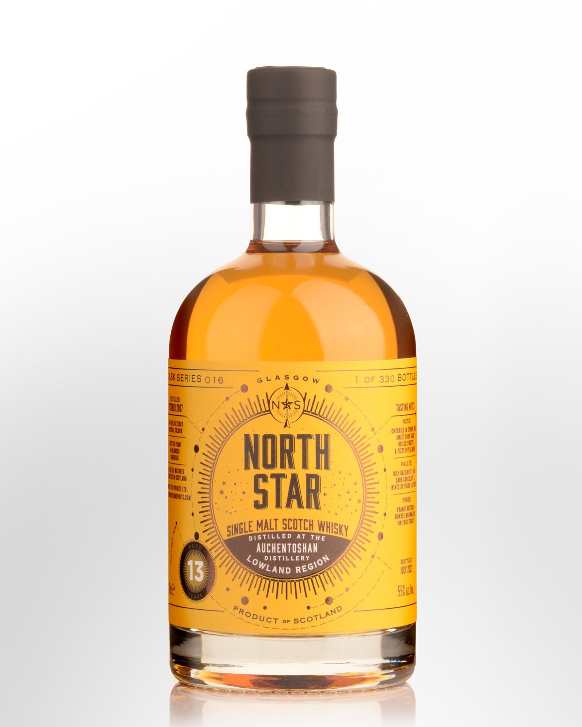 2007 North Star Auchentoshan 13 Year Old Cask Strength Single Malt Scotch Whisky (700ml)