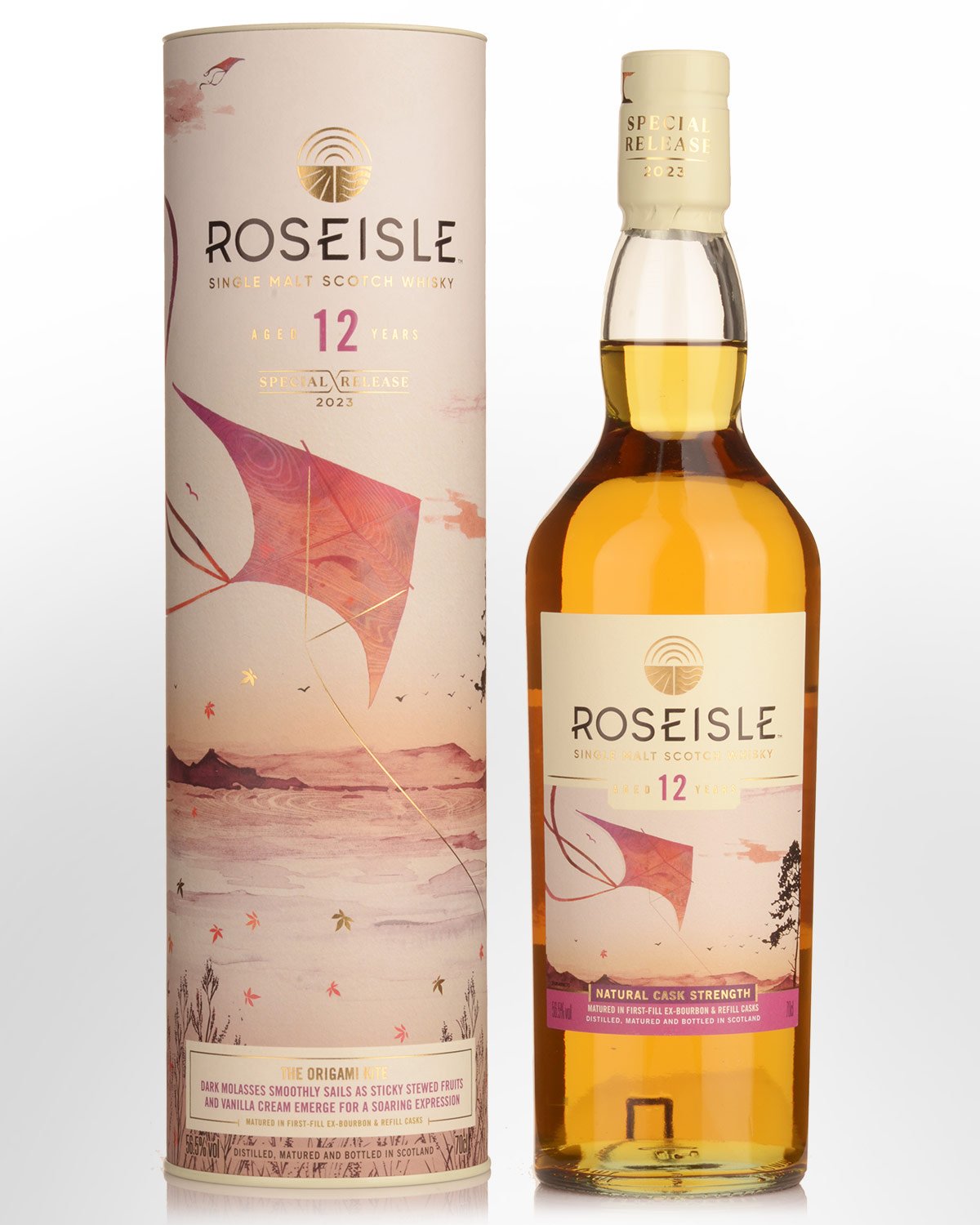 Roseisle The Origami Kite 12 Year Old (Special Release 2023) Cask Strength Single Malt Scotch Whisky (700ml)