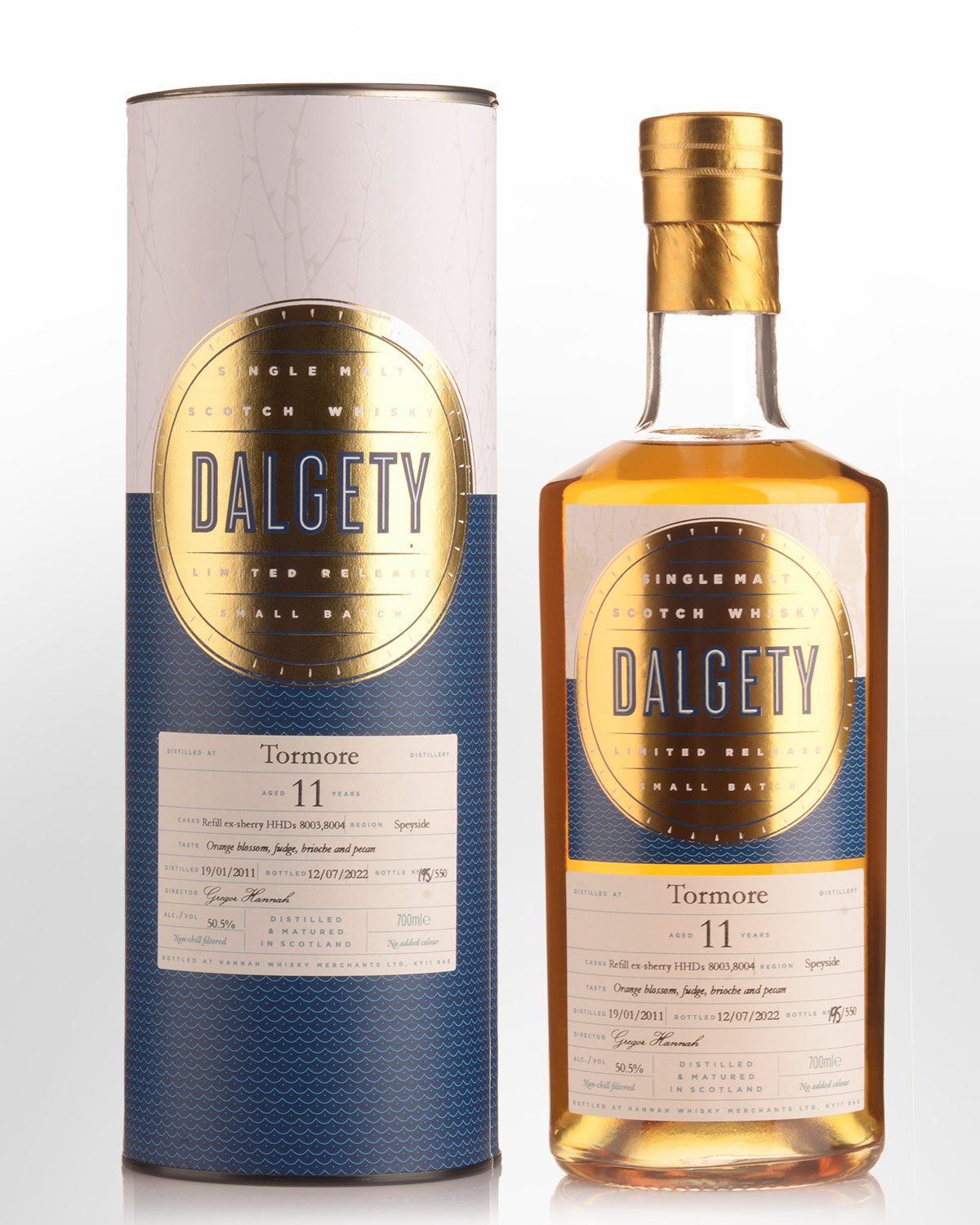 2011 Dalgety Tormore Small Batch 11 Year Old Single Malt Scotch Whisky (700ml)