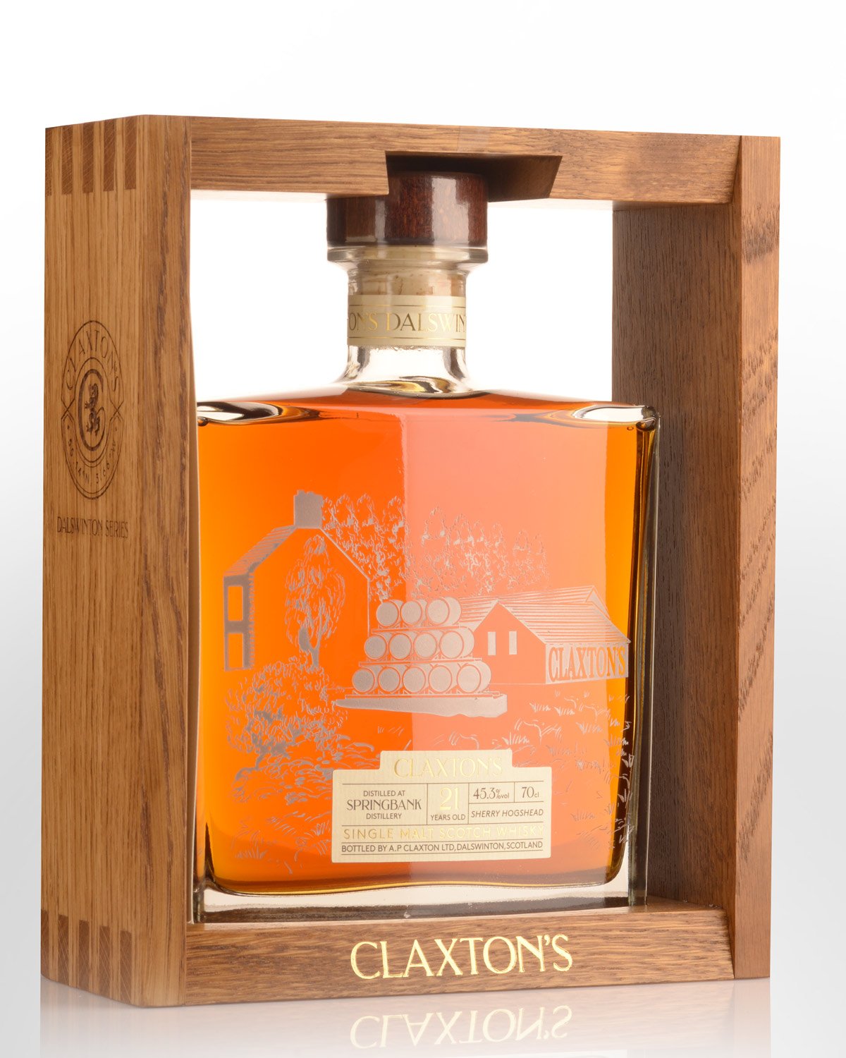 1999 Claxton's Dalswinton Series Springbank 21 Year Old Cask Strength Single Malt Scotch Whisky (700ml)