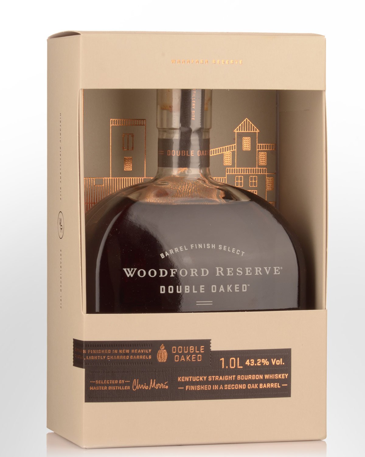 Woodford Reserve Double Oaked Bourbon Whiskey (1000ml)