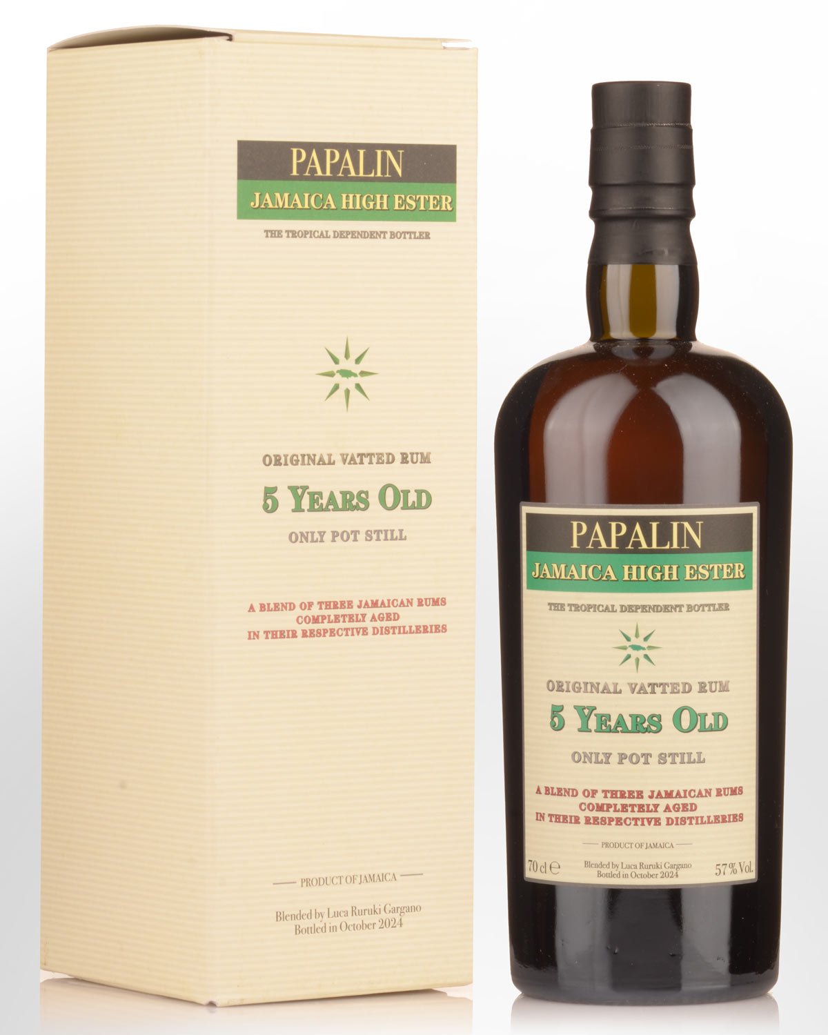 Papalin Jamaica 5 Year Old High Ester Overproof Vatted Rum (700ml)