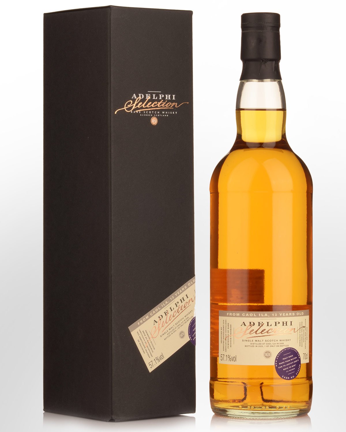 2009 Adelphi Caol Ila 13 Year Old Cask Strength Single Malt Scotch Whisky (700ml)